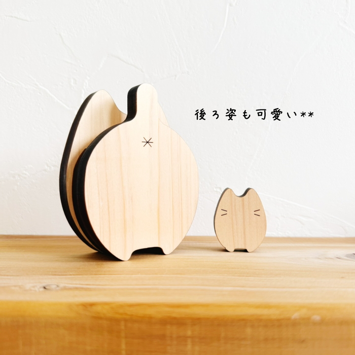 にゃんこ眼鏡スタンド Creema GIFT CATALOG限定 親子セット 親猫×2・子猫×2